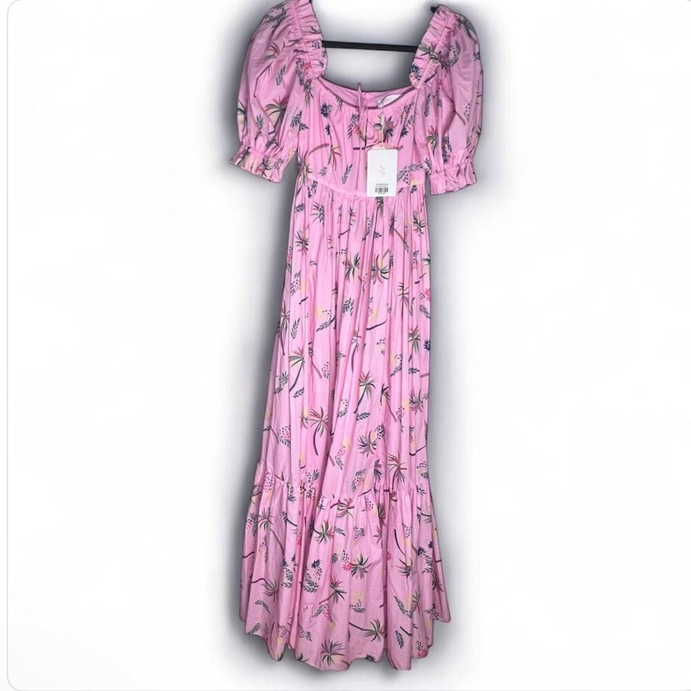 NEW Selkie Terrace Gown in Daiquiri Tropical Pink Maxi Dress Sx XS - Picture 4 of 8